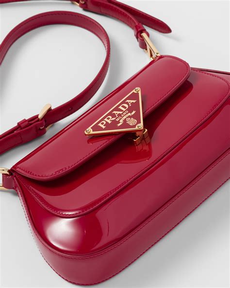 cherry red prada bag|Prada red shoulder bag.